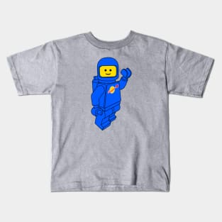 Spaceman! (Blue) Kids T-Shirt